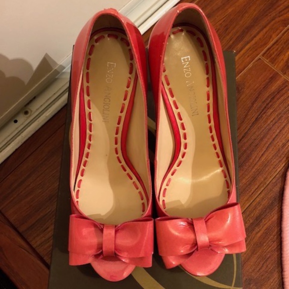 99% New Enzo Angiolini Hot Pink High Heel - Picture 1 of 2